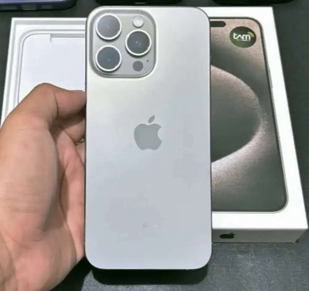 iphone 15 pro max 256 ibox fullset mulus no minus