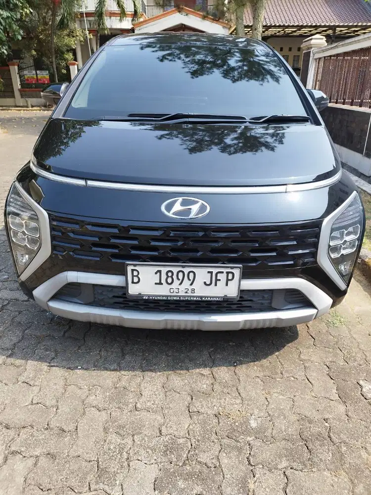 HYUNDAI STARGAZER PRIME IVT 2023 HITAM | TANGAN PERTAMA | FULL SERVIS