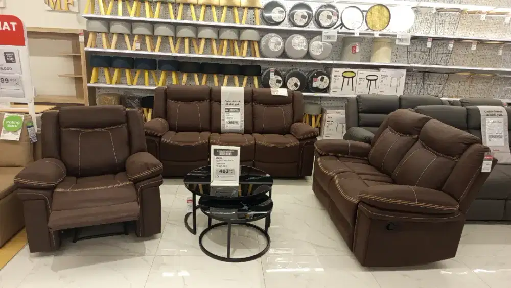JUAL MURAH SOFA SET RECLINER (3+2+1) CILEGON
