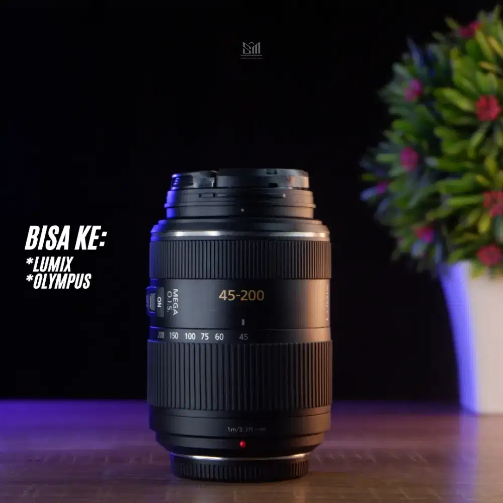 Lensa Tele Lumix 45-200mm OIS/Lensa MFT/Lensa Olympus
