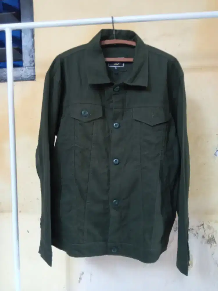 Jaket trucker kanvas