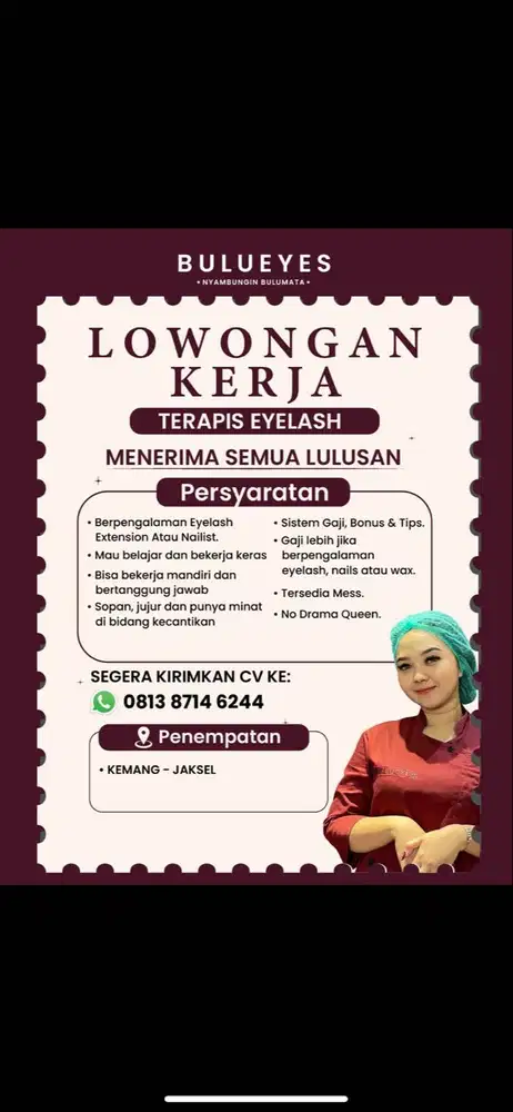 THERAPIS EYELASH (KHUSUS BERPENGALAMAN)