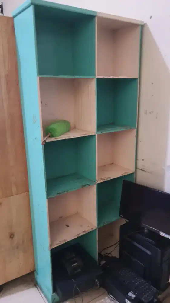 Rak Buku Rak Kayu Rak Laundri Partisi Rumah