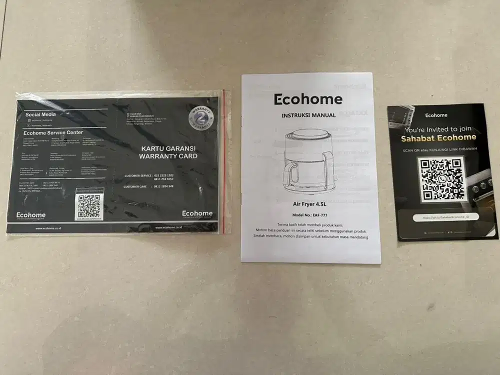 Air Fryer merek Ecohome