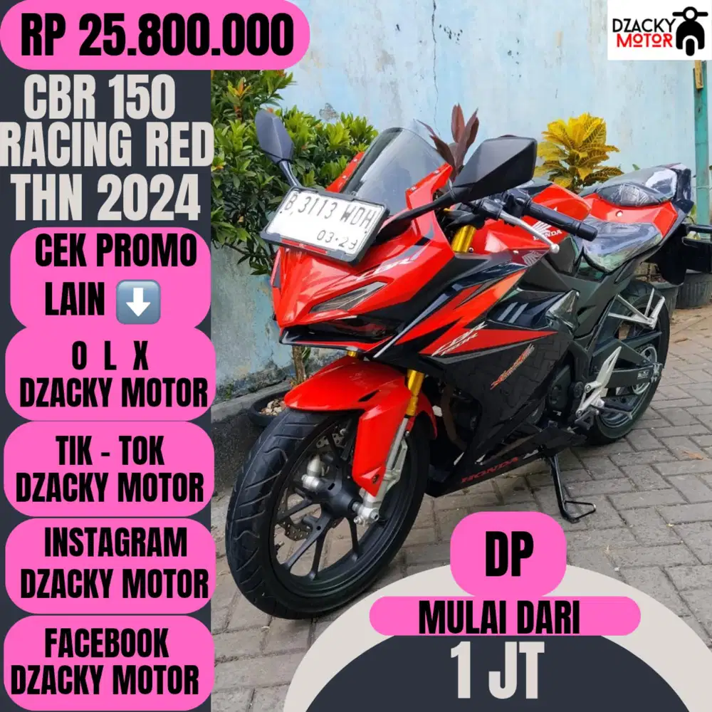 CBR 150 RACING RED THN 2024