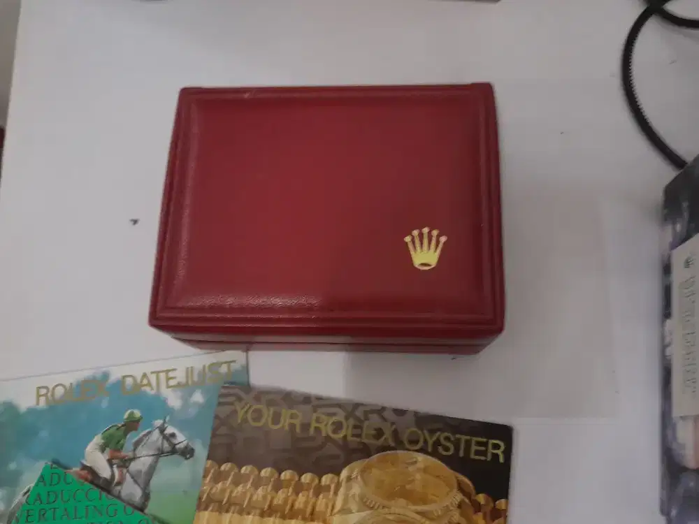BOX ROLEX DATEJUST OYSTER!! ORIGINAL ROLEX SINGAPORE PRIVATE LIMITED