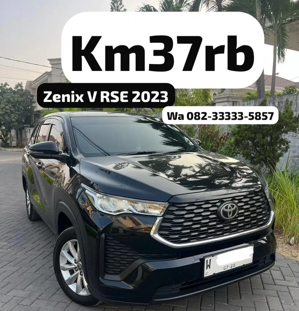 Km37rb zenix V RSE 2023 (W) tg1 dr baru full ori innova