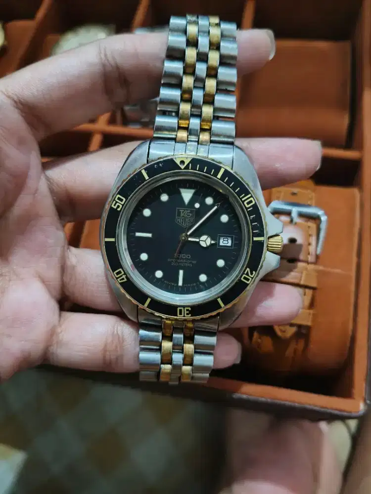 Jam Vintage Tag Heuer 1000 professional original