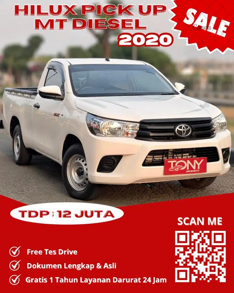Toyota Hilux PU 2.4 Diesel MT 2020