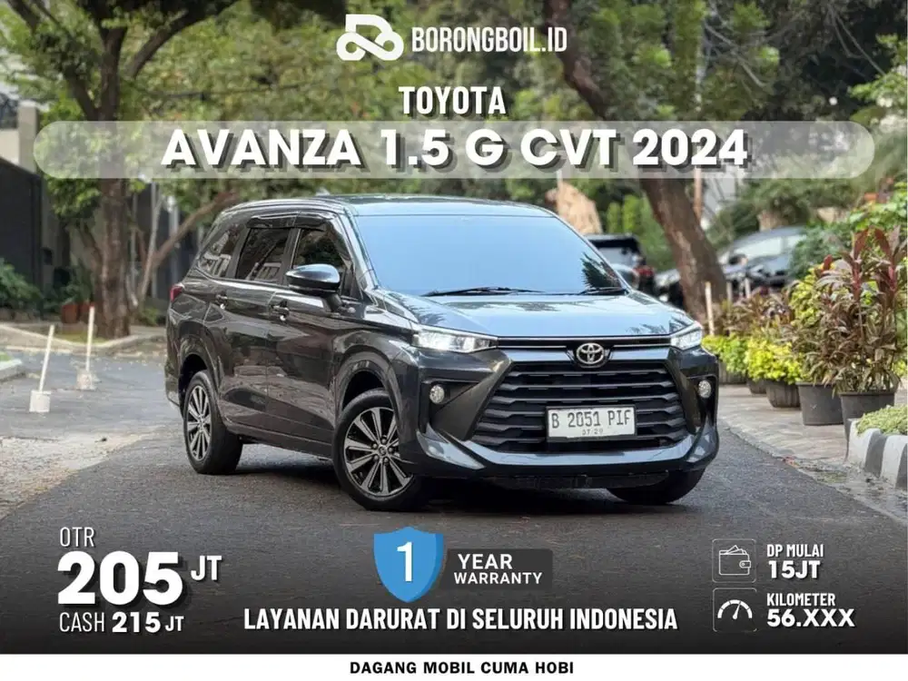 Toyota Avanza G Metik FWD 2024 Abu Abu