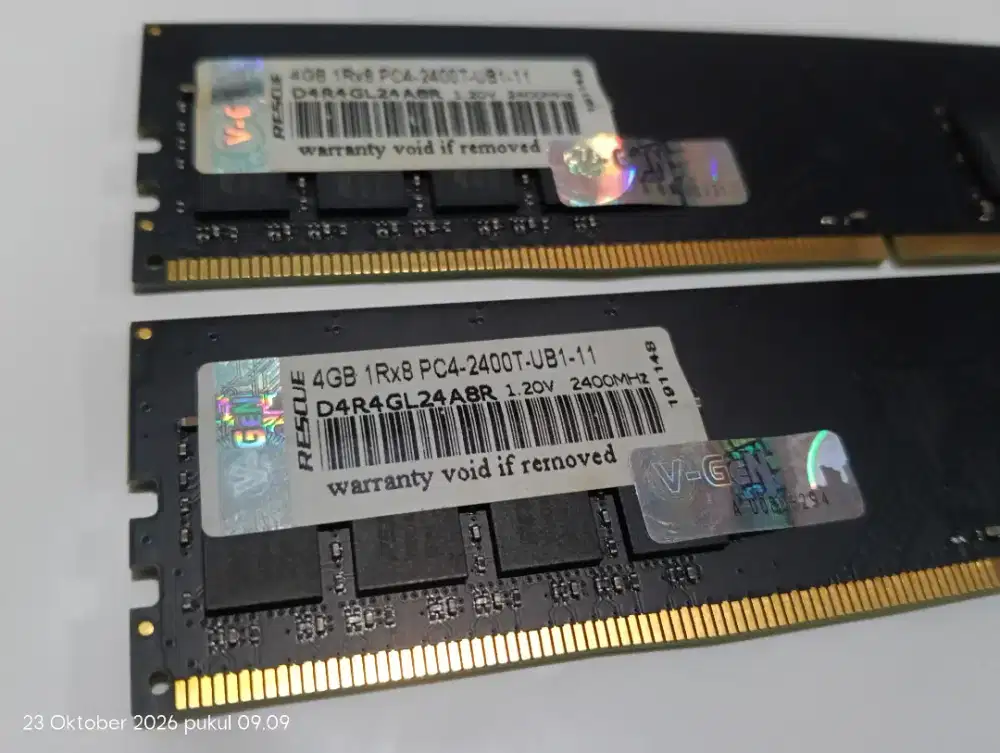 Ram V-GeN RESCUE DDR4 4GB 1Rx8 PC4-2400T
