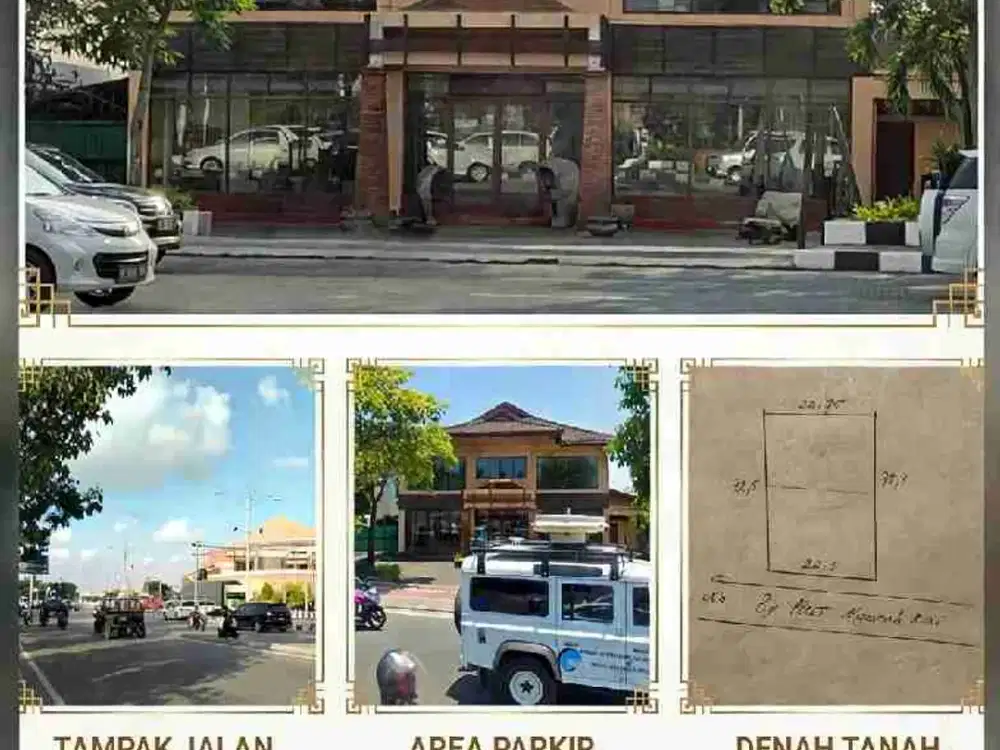jual Gedung 17 are di jalan utama by pass Ngurah Rai dekat Bali Galeria Mall kuta Bali
