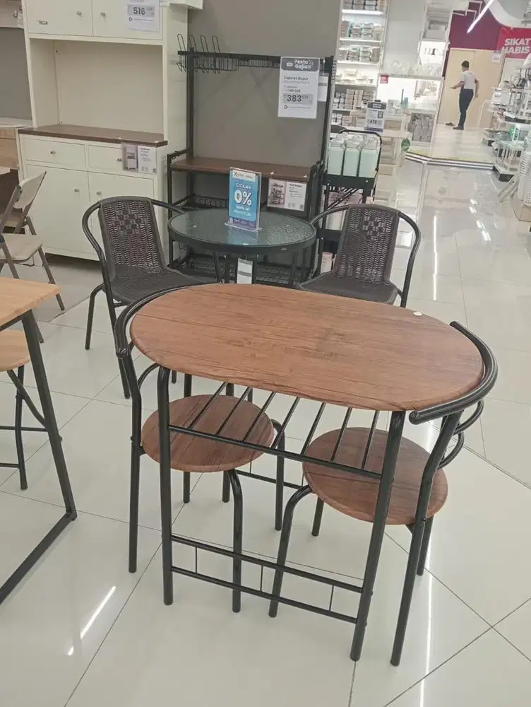 set meja makan hana