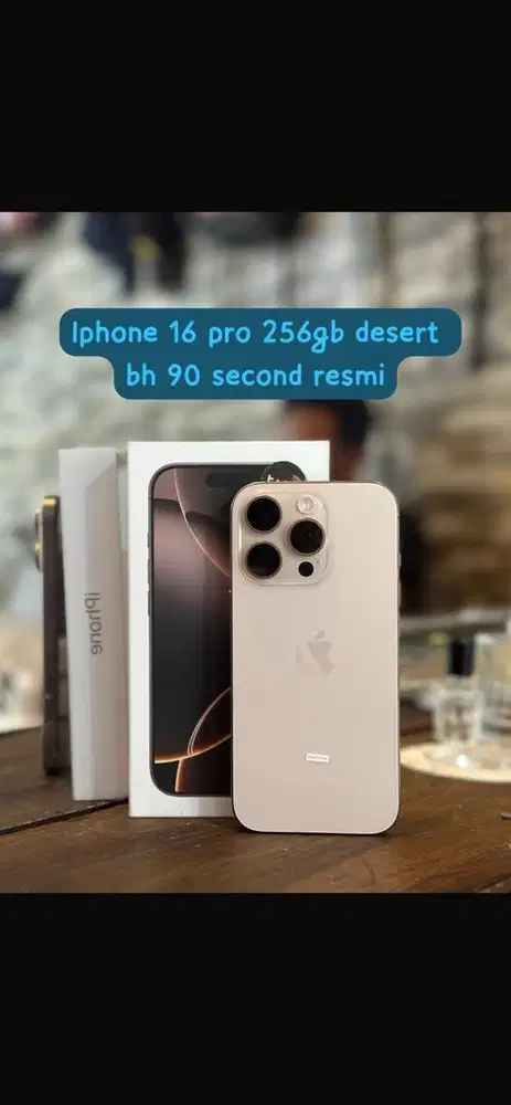 Iphone 16 pro 256gb desert bh 90