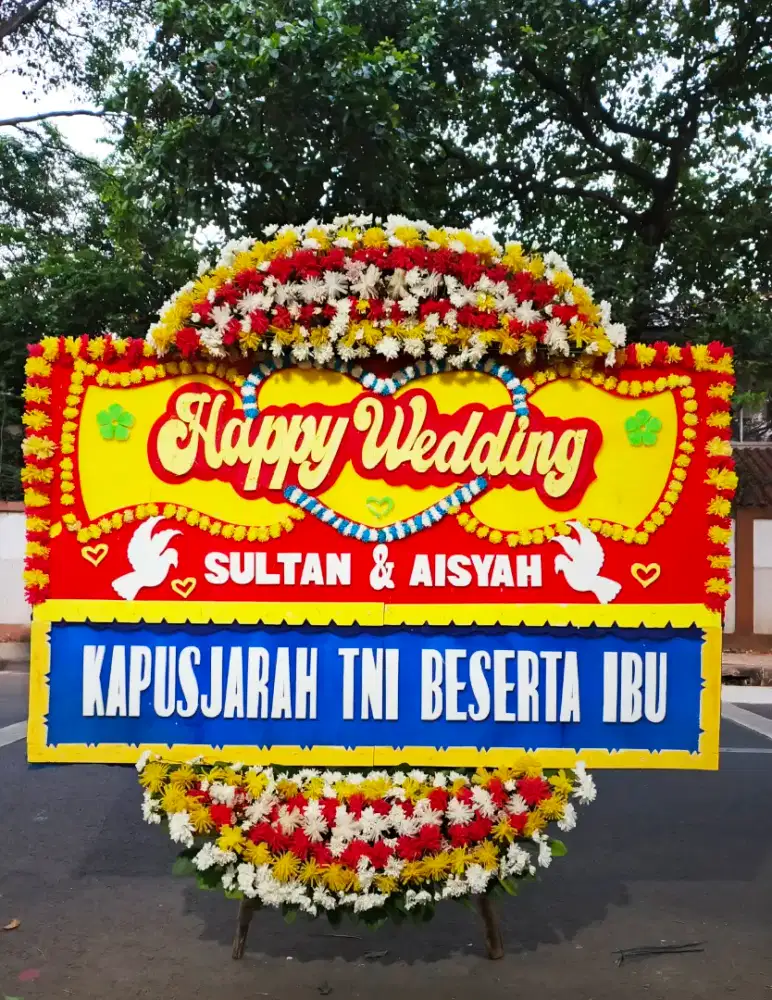 Karangan Ucapan Bunga Papan