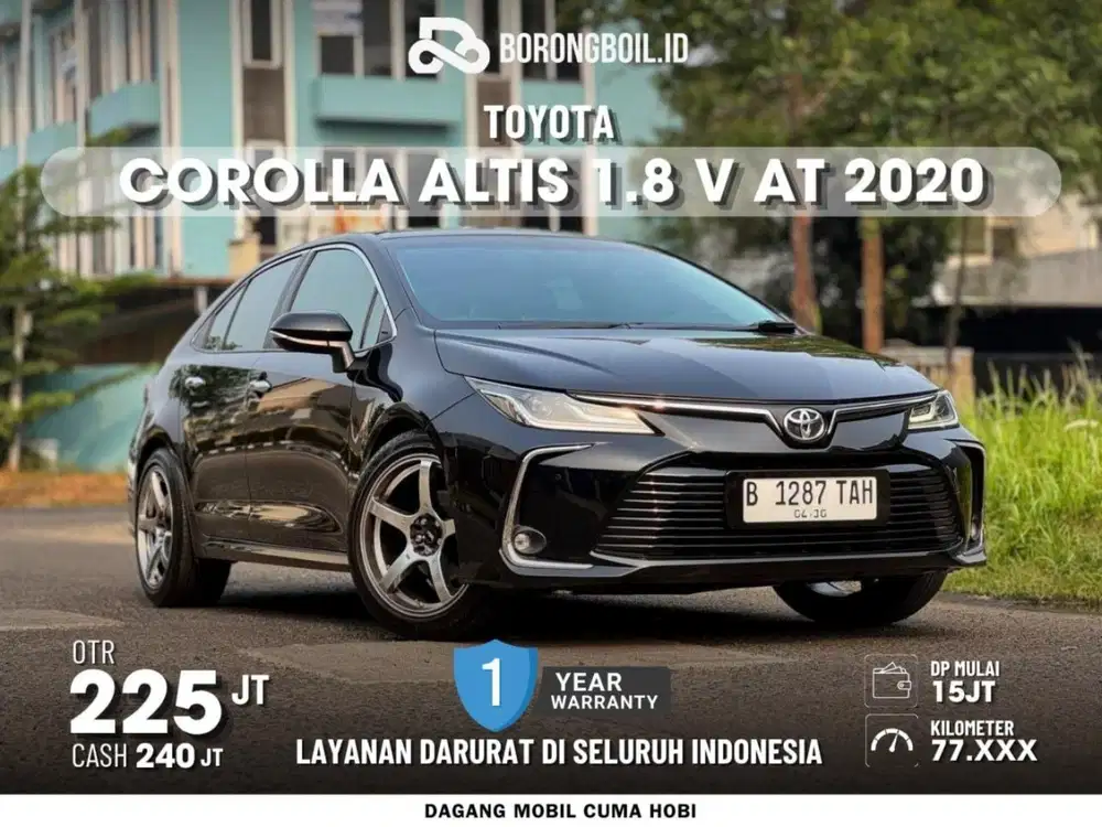 Toyota Corolla Altis 1.8 V AT 2020 Hitam | Civic