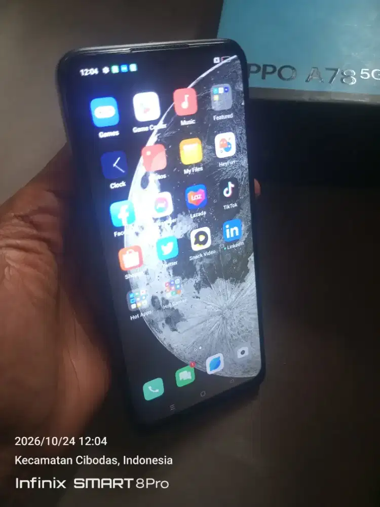 Oppo a78 8/256 lengkap
