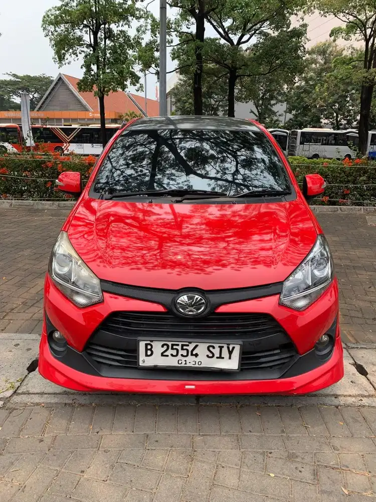 TOYOTA AGYA 1.2 TRD AT 2019 MERAH