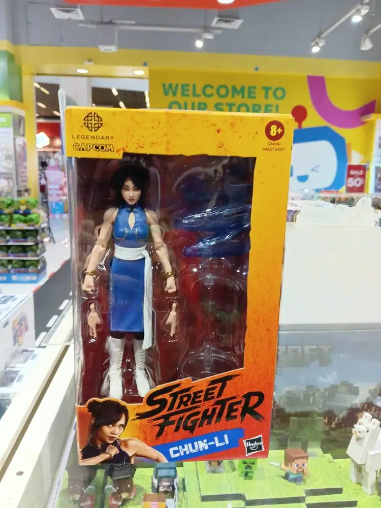 Action Figure Street Fighter Chun LI & Ryu & Ken & Blanka & Akuma