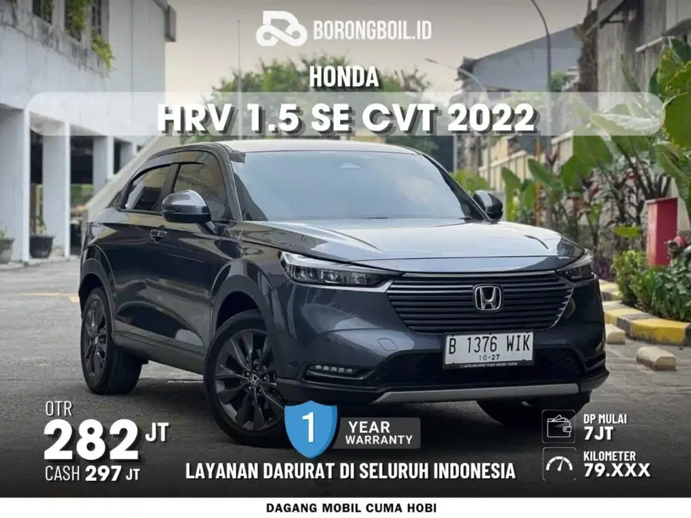 Honda HRV SE CVT 2022 Abu abu Termurah