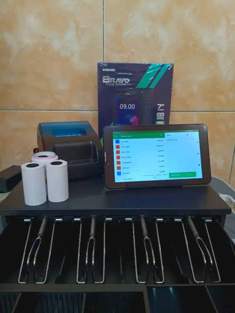 Paket Mesin Kasir Android 7 Inch pengguna baru