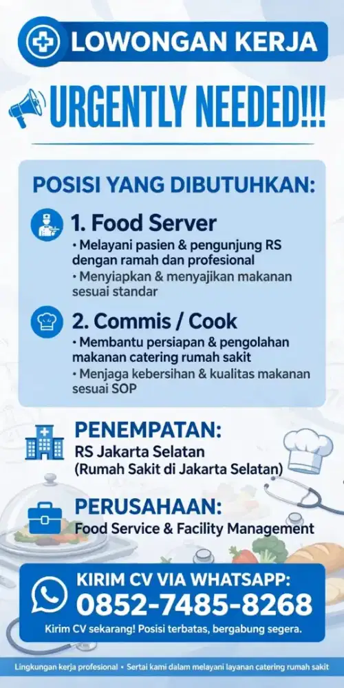 Dibutuhkan segera !!