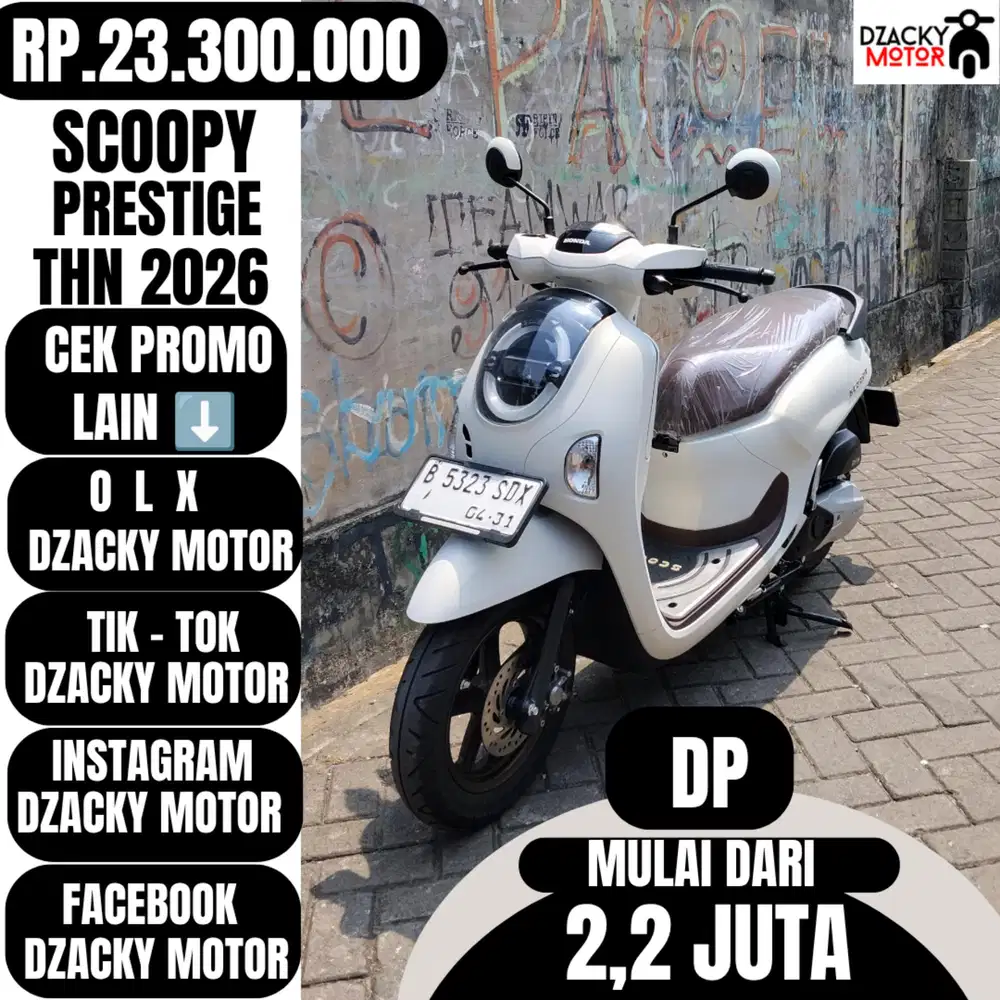 SCOOPY PRESTIGE 2026 SECOND LIKE NEW
