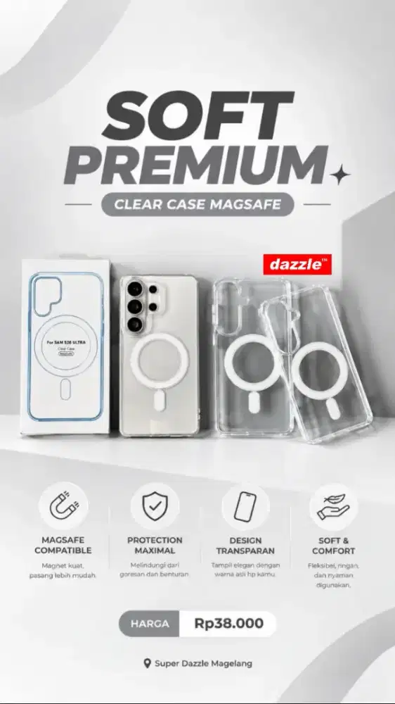 Soft Premium Clear Case Magsafe