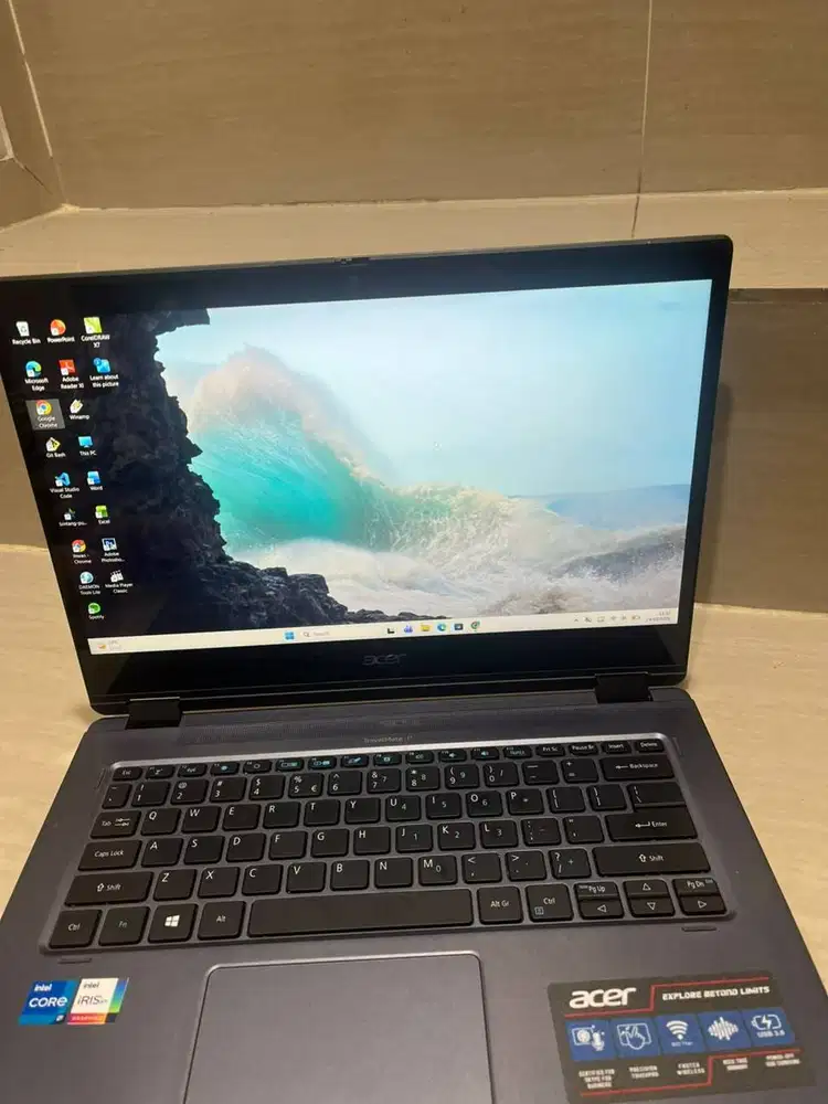 Acer Core i5 Gen 11th 2 in 1 Touchscreen RAM 8 SSD Nvme 256 Gb
