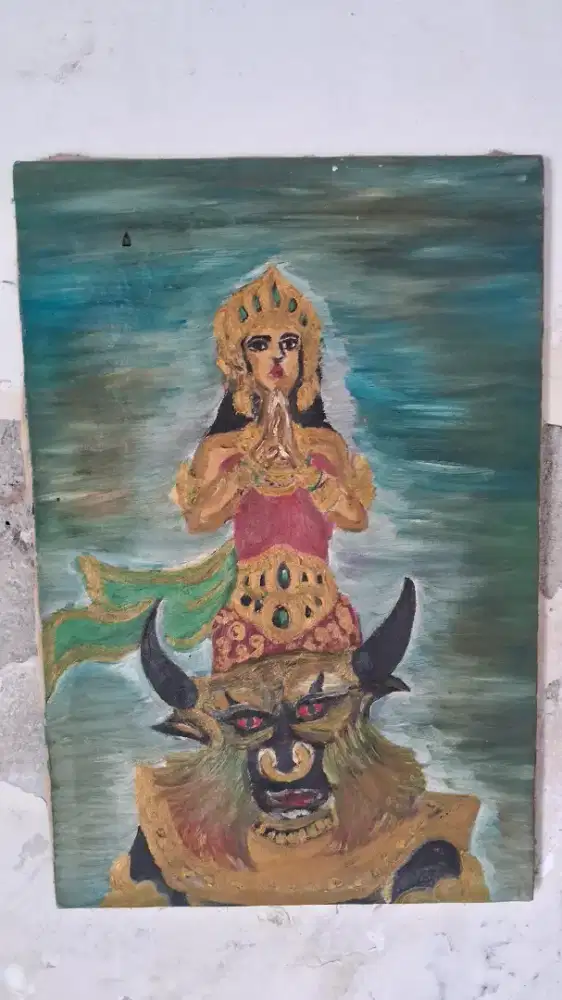 Lukisan jadul  lembu suro.