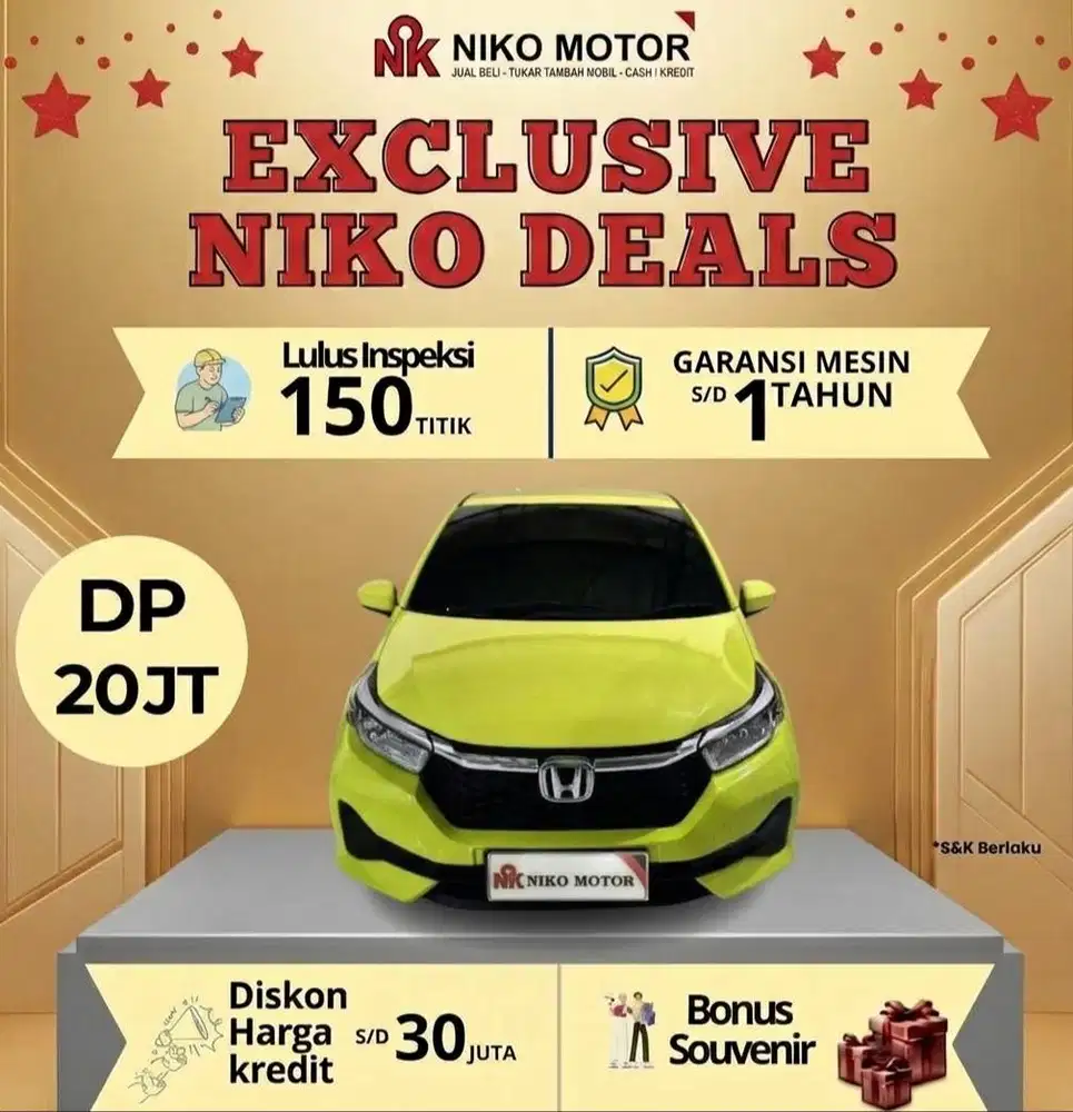 (ANTIK KM23RB) BRIO E 2024 AT: BRIO RS 2022|2023|2025