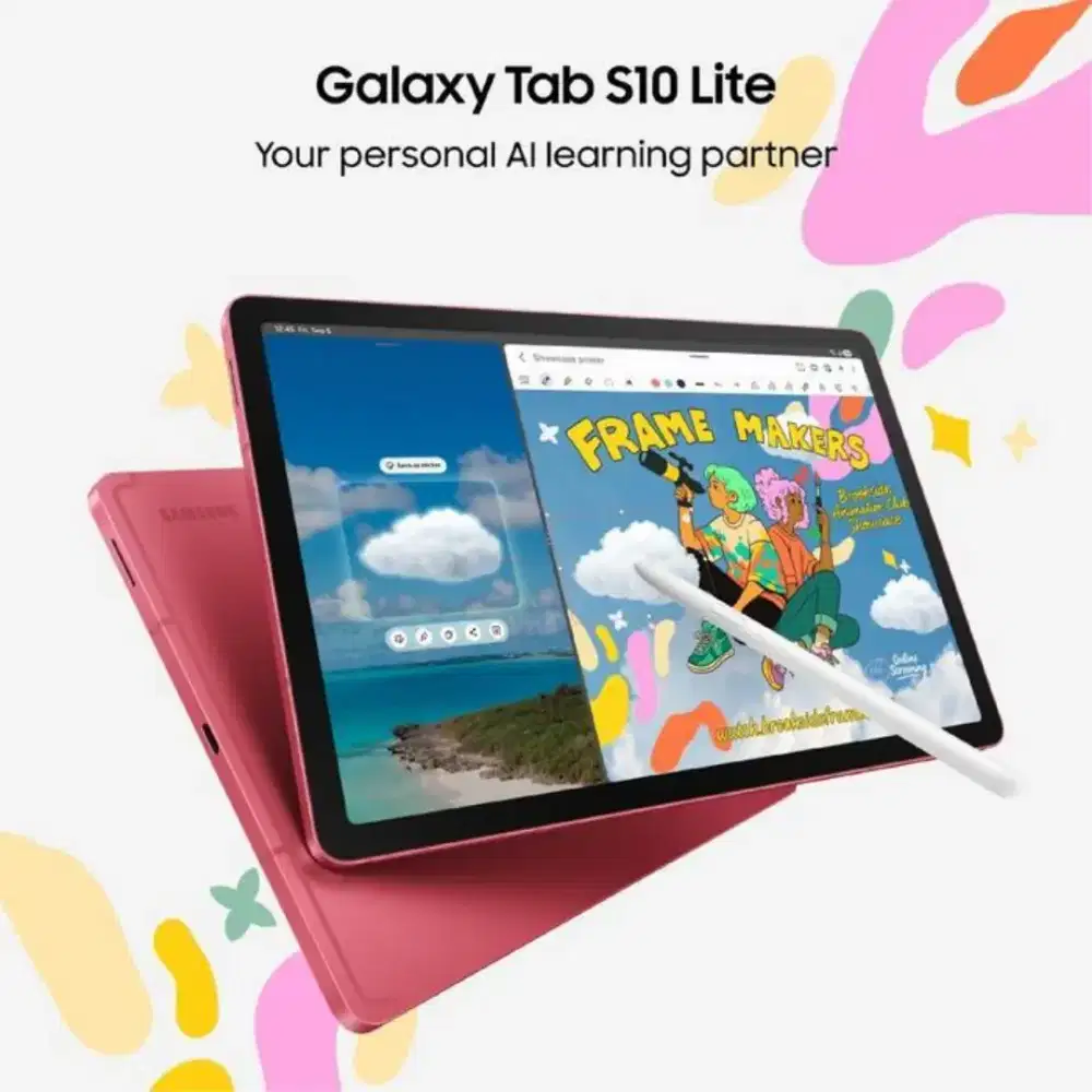 SAMSUNG Galaxy TAB S10 Lite, 6GB 128GB Wifi ,Cicilan 15/hr,Syarat KTP