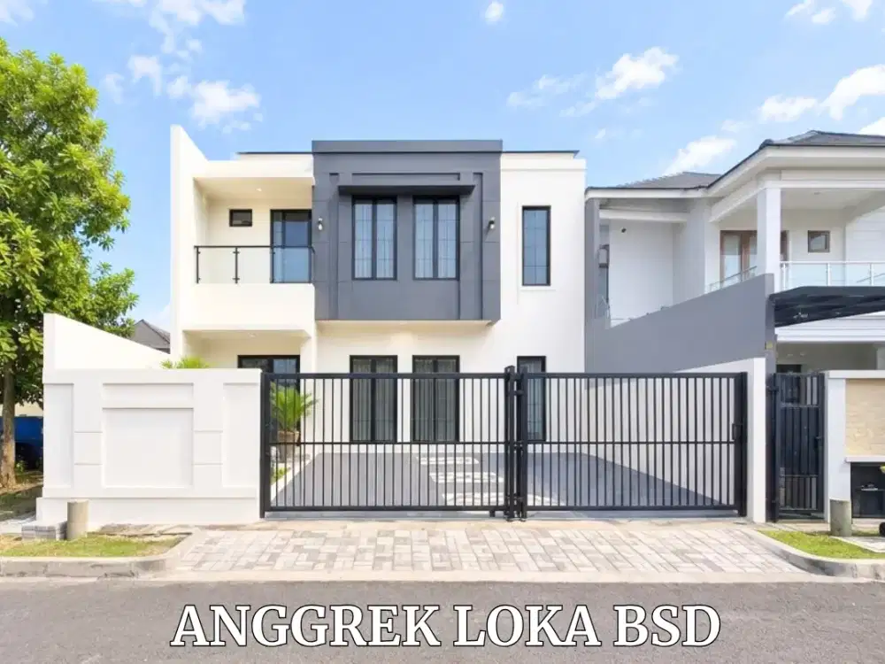 Dijual Rumah Baru 2 Lantai Di Anggrek Loka BSD