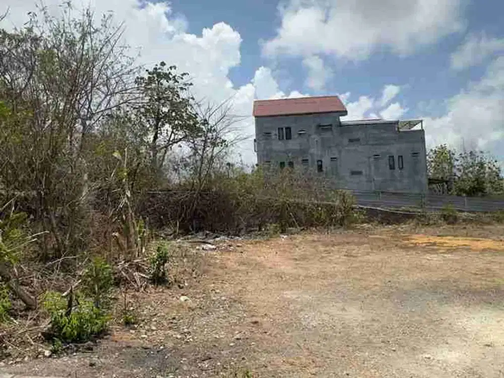 Jual Murah Tanah luas 1.33are/133m lokasi Ungasan cocok di jadikan Investasi arau Hunian di Bali