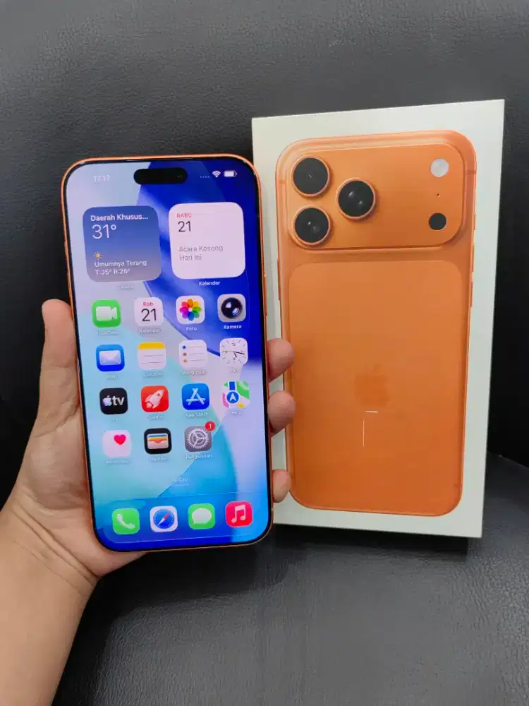 Iphone 17 promax 256gb Resmi ibox Fulset ori no minus mulus