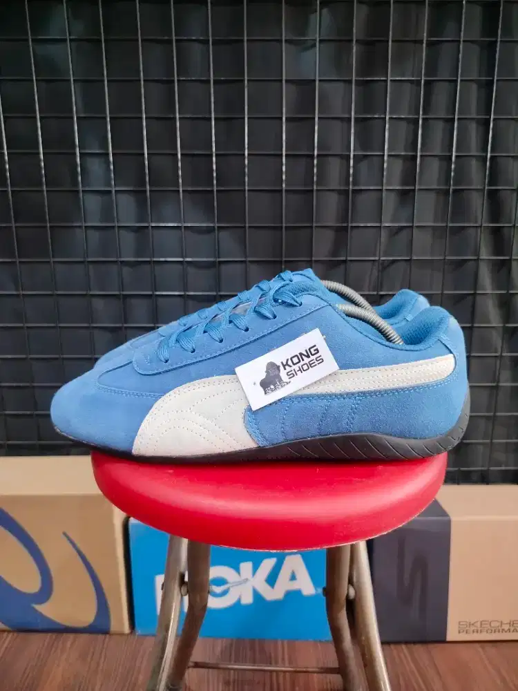 SEPATU PM SPEED CAT X SPARCO BLUE SUEDE