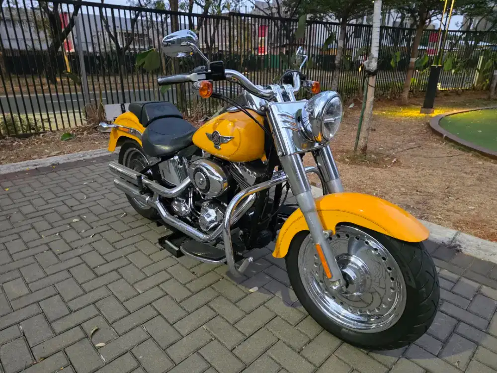 COLLECTOR ITEM! HARLEY DAVIDSON FATBOY LOW KM!