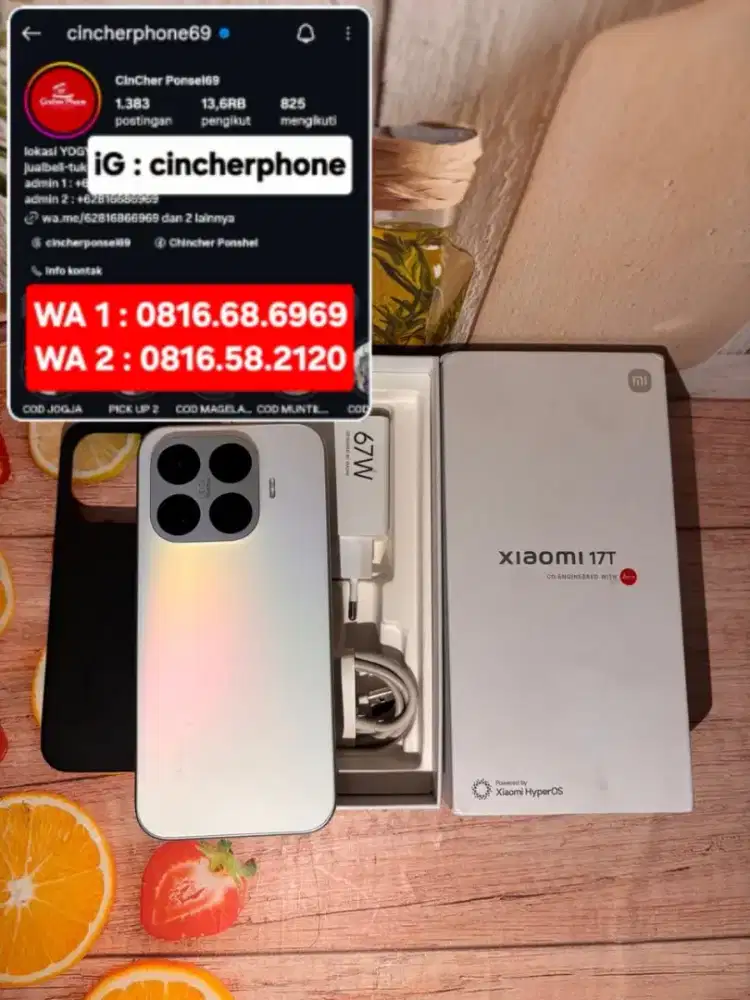 Jual hp likenew Xiaomi 17T 12/512 BH 100% siklus 55 pemakaian 2 bulan