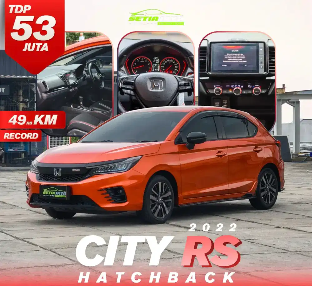 Honda City Rs Hatsback  1500cc matic 2022