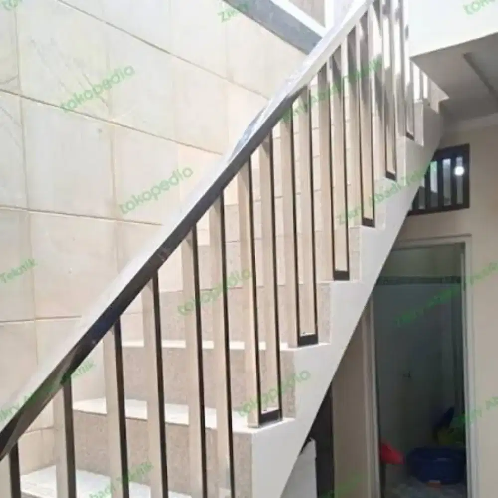 Pembuatan reling tangga ,pagar dorong, kanopi , balkon, pintu tralis