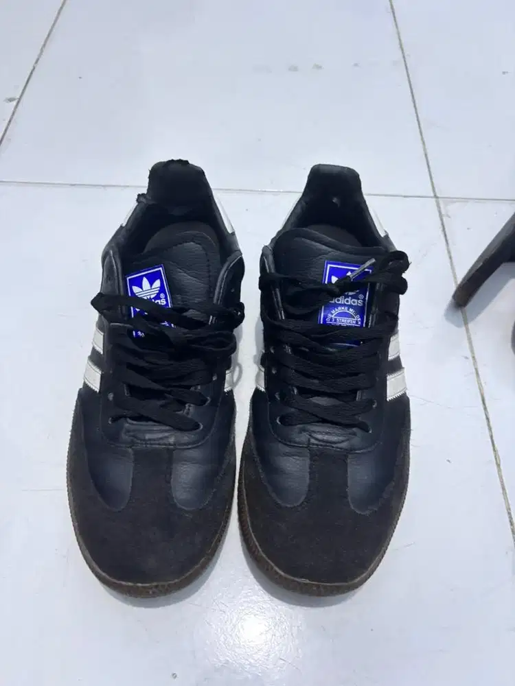 sepatu adidas samba original core black