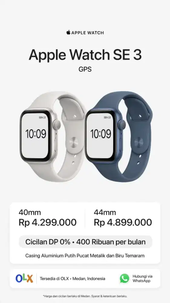 APPLE WATCH SE 3 GPS TERBARU