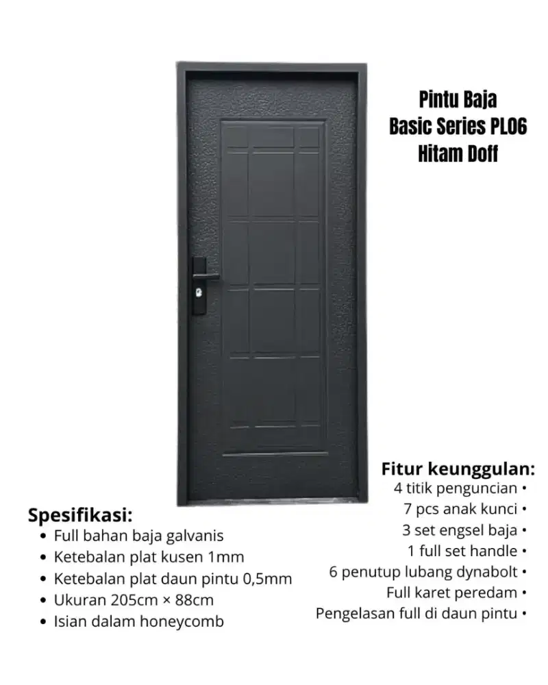 promo pintu baja single