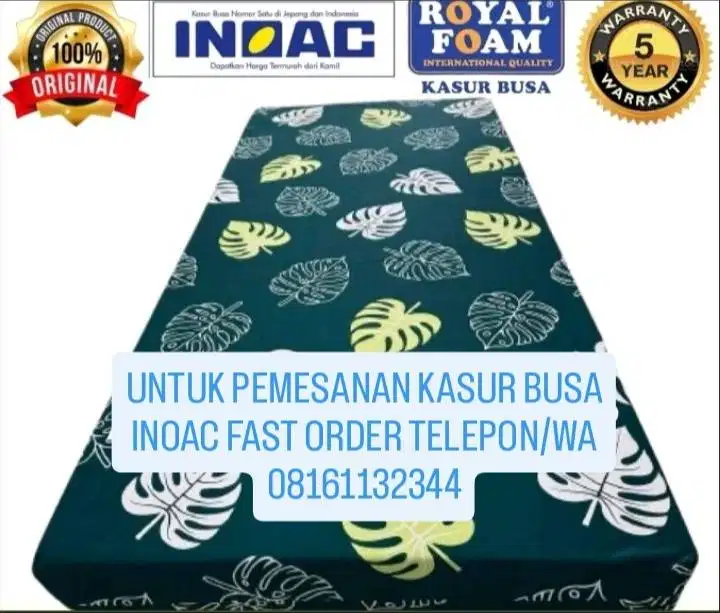 BIGSALE Kasur Busa Inoac 200CMX90CMX14CM Garansi 5Tahun Anti Kempes