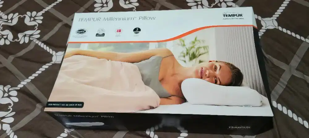 Tempur Millennium Pillow edisi salah beli 3jtan jual 1jt baru ada dus
