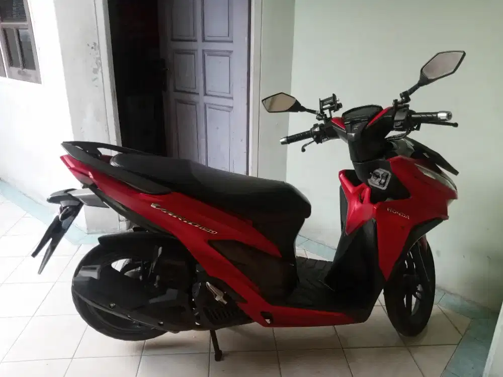 Honda Vario 150 2018Merah, Pajak Hidup - KM 45rb Asli, Siap Pakai.