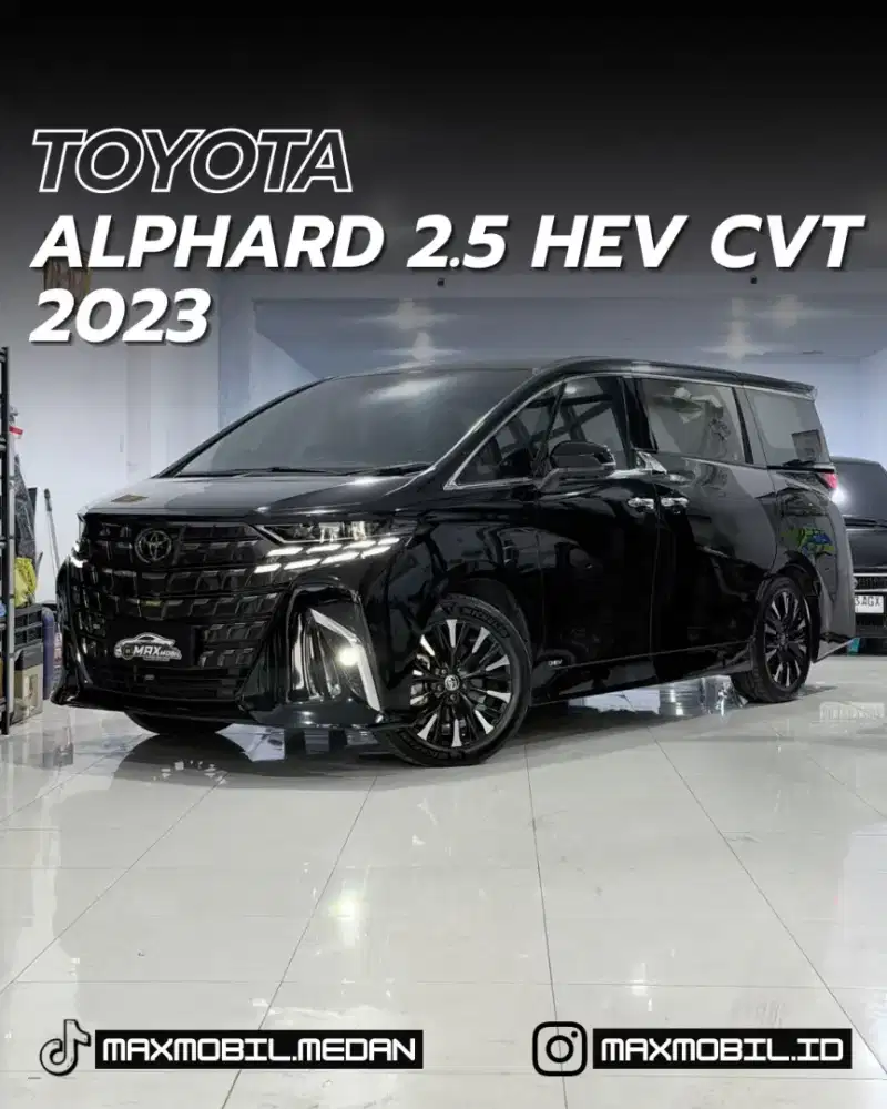 [ODO 19RB‼️] TOYOTA ALPHARD 2.5 HEV HYBRID CVT 2023 pemakaian 2024