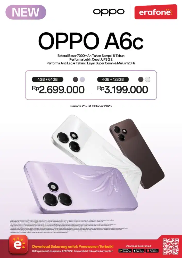 Promo oppo A6c series