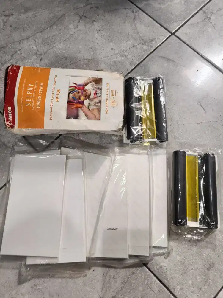 Printer Canon Selphy CP760 plus Cartridge dan 6 Kertas Foto