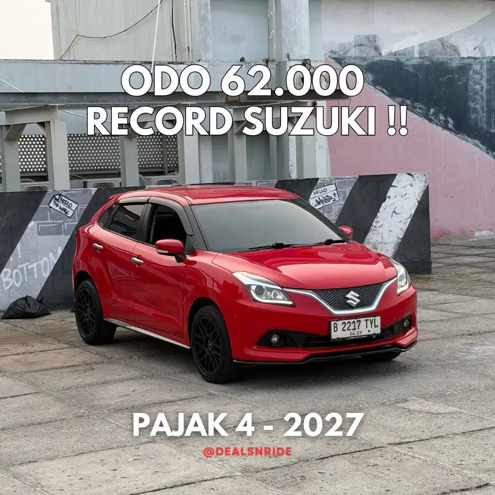 ODO 62.000 ANTIKK !! PAJAK 4/2027 SUZUKI BALENO HATCHBACK 2019 MURAH
